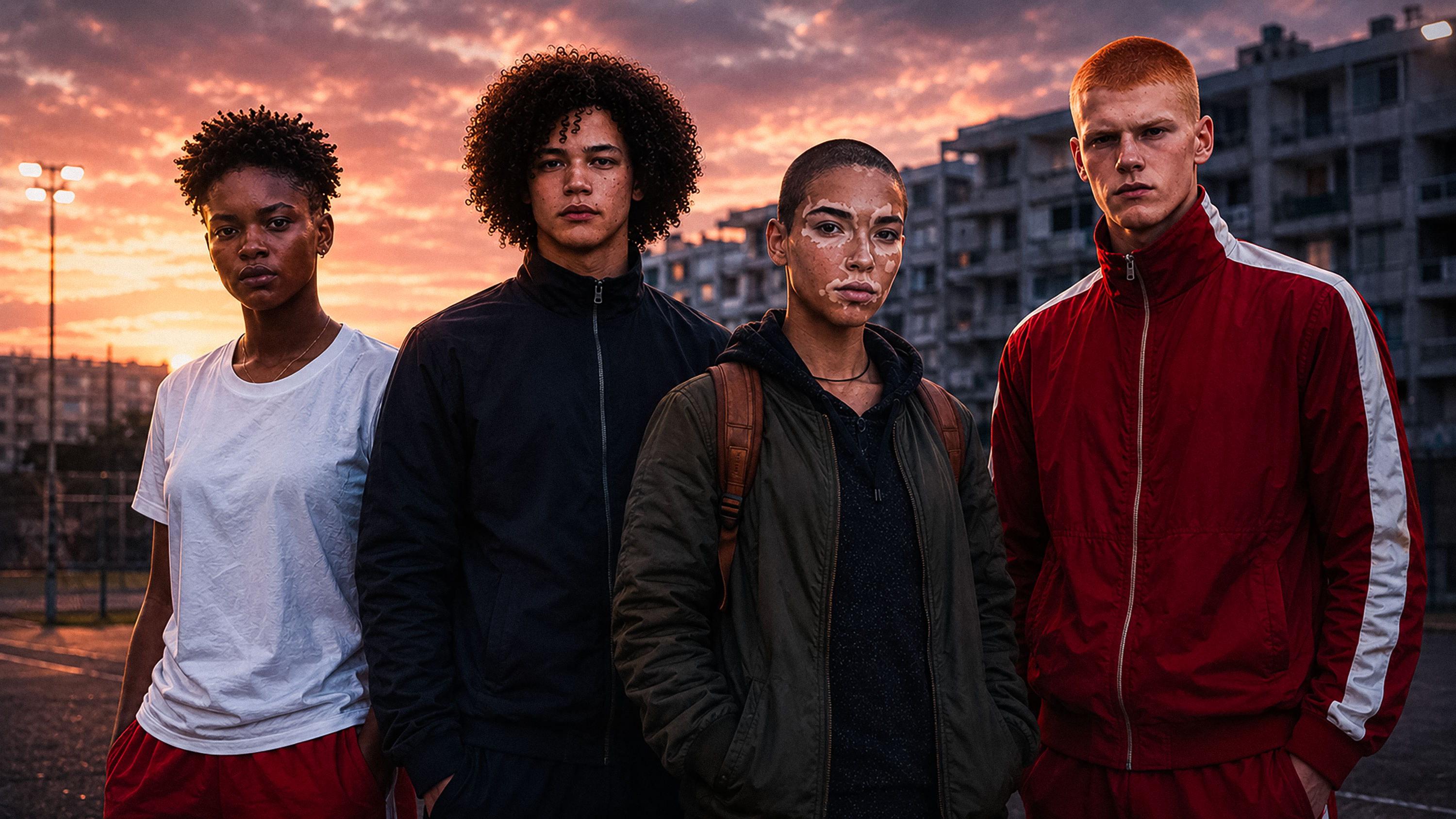Les quatre personnages de l’univers MOD Carrière